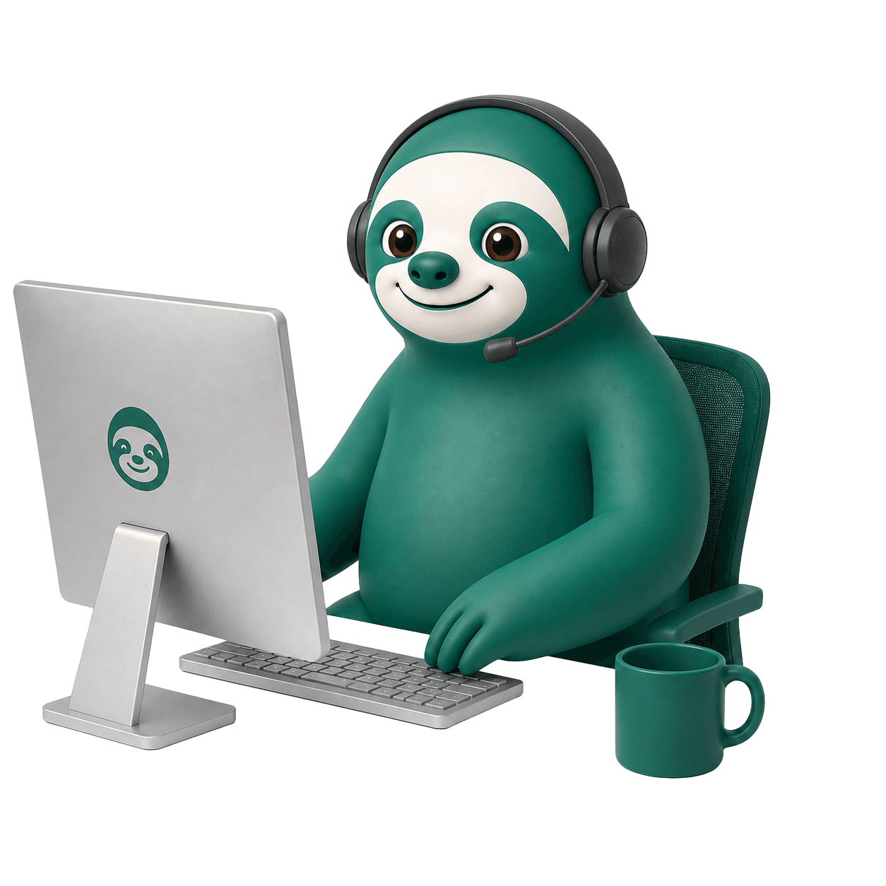 Lenochod SlothSuite u počítače přijímá IT požadavky
